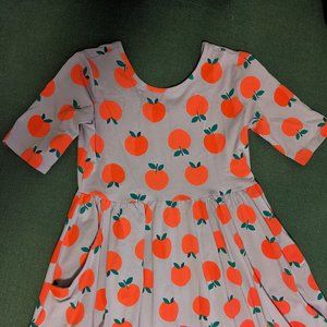 Hanna Andersson Print Super Soft Skater Dress sz 12